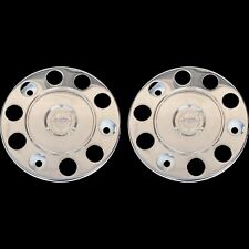 4Pcs Stainless Steel Wheel Trims Covers 22.5" for Volvo Truck/Bus (Volvo Logo)
