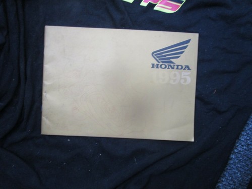 1995 honda brochure - honda, 125cc