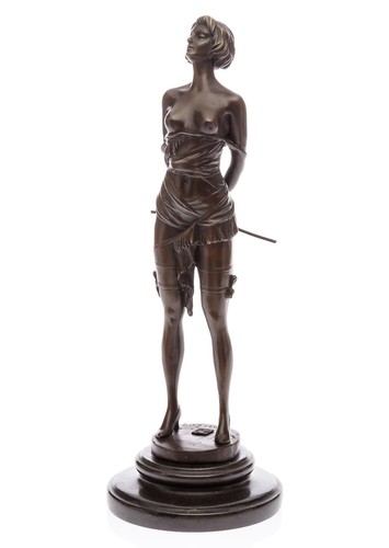 Erotic sculpture dominatrix - sculpture,