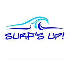 Surf's Up vinyl sticker decal