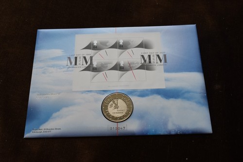 1999 2000 large 5 coin - 2000,
