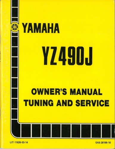 Yamaha owner manual - yamaha, tuning
