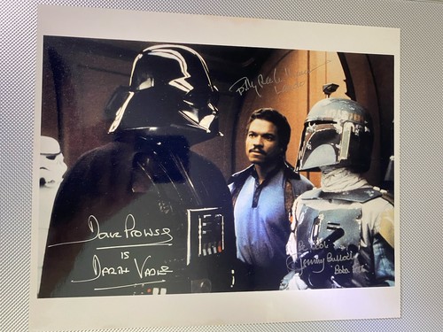Star wars signed - photo, 10x12