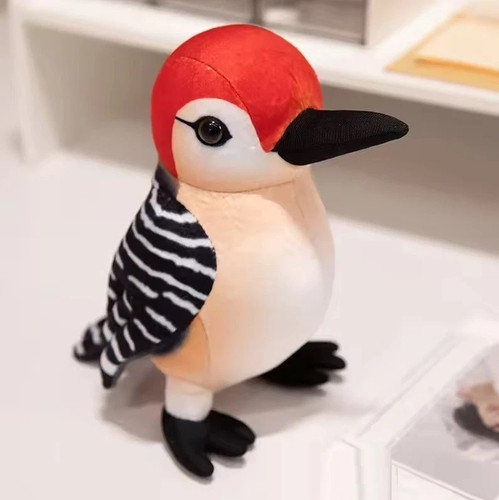 Red woodpecker bird - woodpecker, plush