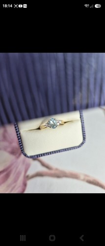Aquamarine diamond - aquamarine, &