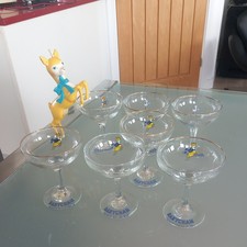  BABYCHAM GLASSES  X 7 and