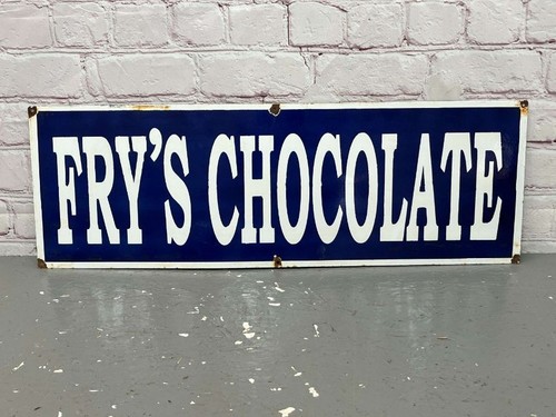 Large fry chocolate - chocolate", enamel