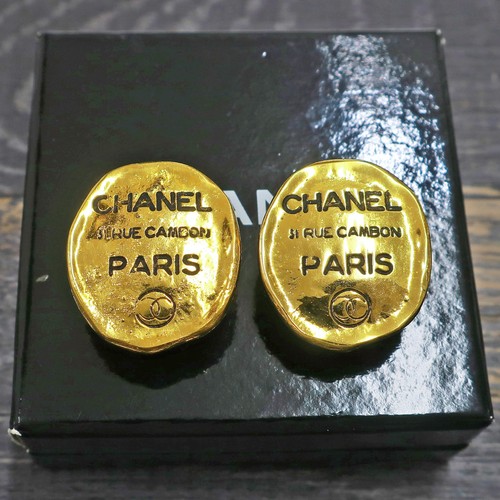 Chanel gold plated - gold, logos