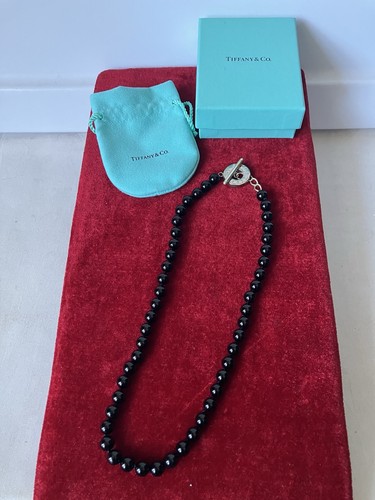 Tiffany black onyx bead - &,