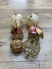 6 Golden Baubles - Some Age To