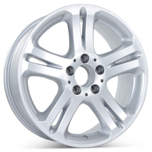 New 5x112 silver - 17", 8"