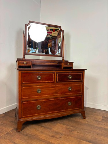 Edwardian inlaid mahogany - edwardian,