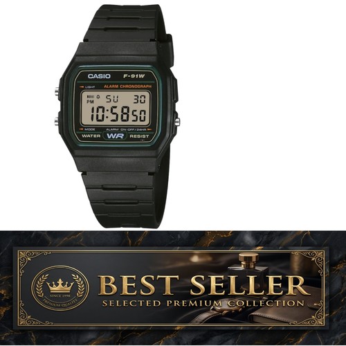 Black wrist watch - wrist, watch,