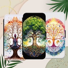TREE OF LIFE MANDALA PHONE CASE COVER FOR IPHONE SAMSUNG PIXEL FLIP WALLET GIFT