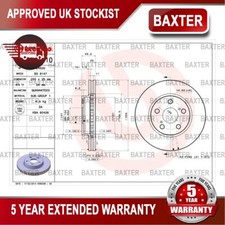 Fits Toyota Celica Carina 1.5 1.6 1.8 2.0 D TD Baxter Front Brake Discs