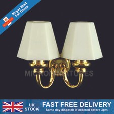 Dolls House Double White Wall