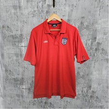 Umbro England Polo Shirt Red
