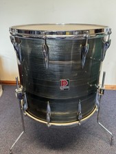 Premier 60’s Birch 16x16” Floor Tom, Grey Shimmer