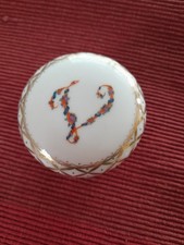 Past Times Fine Porcelain 'V'