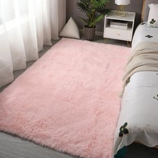 Fluffy Kids Bedroom Rug Soft