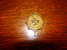 WWII RASC, ROYAL ARMY SERVICE CORPS BRASS CAP BADGE, GEORGE VI