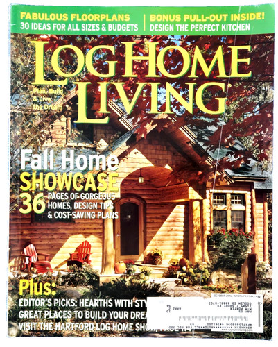 Log home living - log, magazine:
