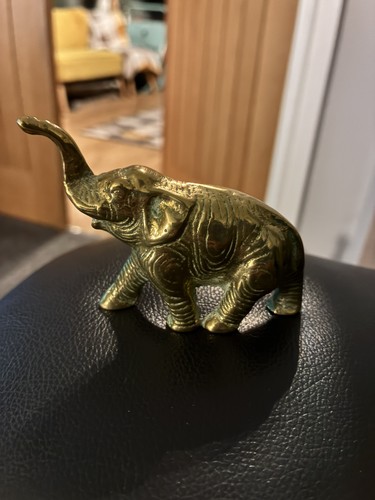 Small vintage solid brass - small,