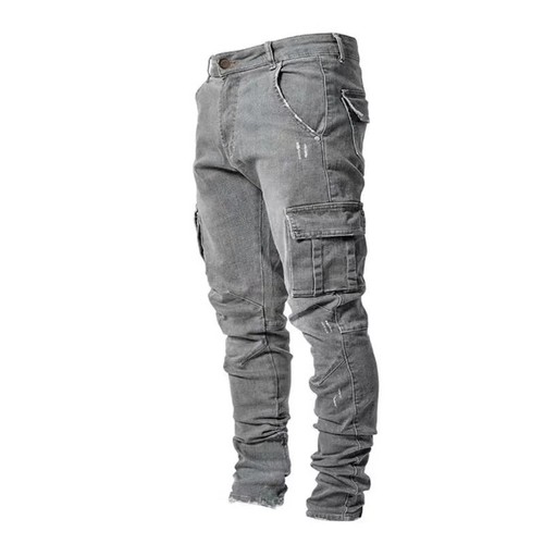 New men jeans cargo - cargo, denim