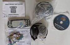 Car DVD Player Roof Mounted. New With 2 Wireless Headphones/1 Controller/Games