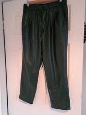 Zara  Green Faux leather