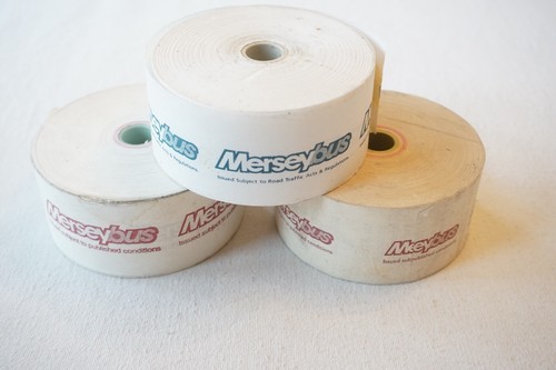 Merseybus roll unused bus - roll,