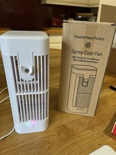 Portable Air Cooler, Mini Air Conditioner Desk Fan with Water Tank  3 Speeds
