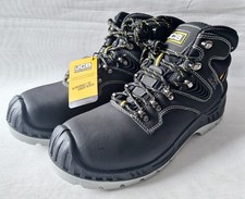 JCB Backhoe Ankle Boots Mens Black Composite Toe Midsole S3 Safety Work UK7 EU41