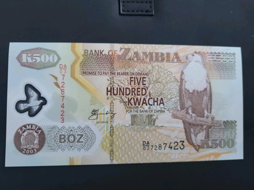 500 kwacha zambia banknote - kwacha,