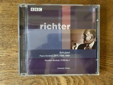 Schubert: Piano Sonatas, D575, D625, D664 RICHTER BBC CD Mint condition