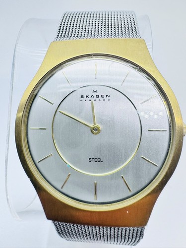 Skagen 233lgs mens gold - mens, plated