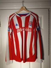 Stoke City 2009-2010 Home Football Shirt Size XL 44" Long Sleeve Rory Delap