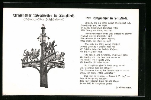 Postcard lenzkirch - postcard,