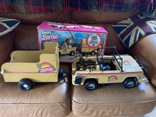 BARBIE Western JEEP Auto horse