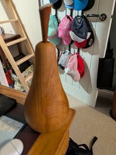 Ornate Carved Wooden Pear