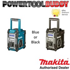 Makita MR003GZ/01 DAB DAB+ FM Site Digital Radio in Black or Blue 14.4v 18v 40v