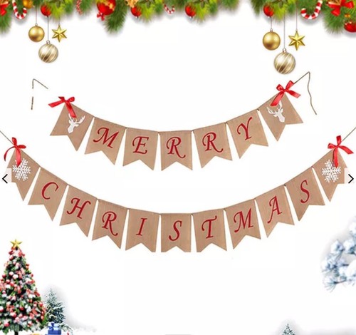 Merry christmas bunting - merry,
