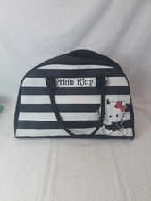 Hello Kitty beautiful  Bag with black and white stripes Little Devil