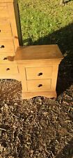 Old Creamery Solid Oak Furniture  Bedside Table, full set available 