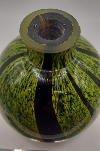Vintage vase studio glass - vase,