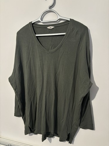 Hush khaki green oversized - green,
