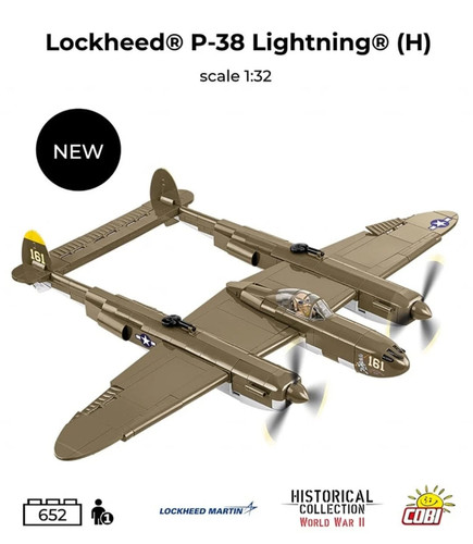 Lockheed 38h lightning plane - lockheed, p-38h