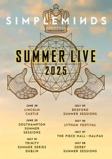 Simple Minds 2025 A3 A4 Print