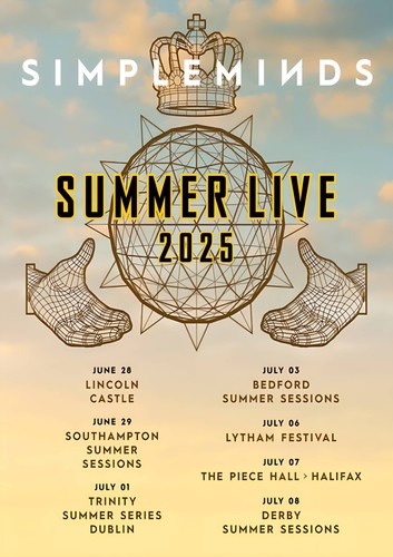 Simple minds 2025 print - simple, a4