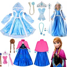 Kids Girls Anna Elsa Princess